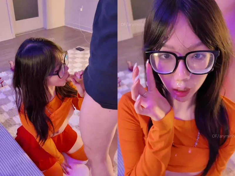 Aryminh mút dương vật như chưa từng được bú