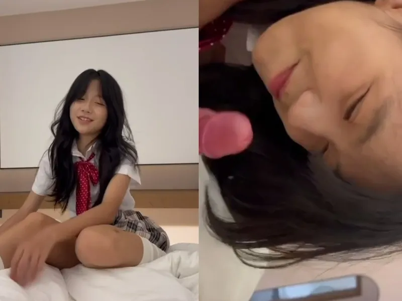 Em loli dễ thương mút dương vật biến em thành con em đĩ nứng lồn p1